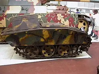 Mittlerer Ladungsträger Springer in The Tank Museum, Bovington (VK)