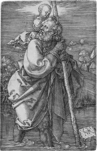 Sint-Christoffel door Albrecht Dürer