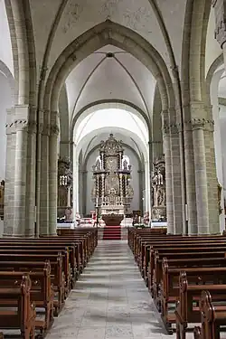 Interieur van deze kerk