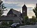De St. Carolus-Borromeüskerk (1914) in de buurtschap Büren in de gemeente Stadtlohn