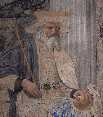 (fresco door Piero della Francesca