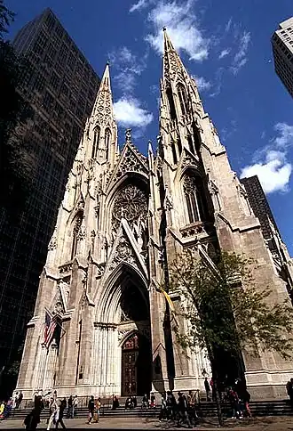St. Patrick's Cathedral met links Olympic Tower