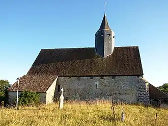 De kerk van Saint-Romain-le-Preux