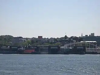 St. George vanaf de veerboot