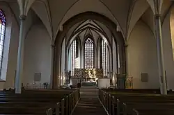 Altaar in deze kerk