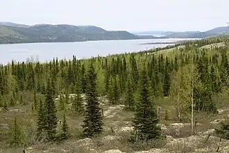 Zicht op de St. Lewis Inlet