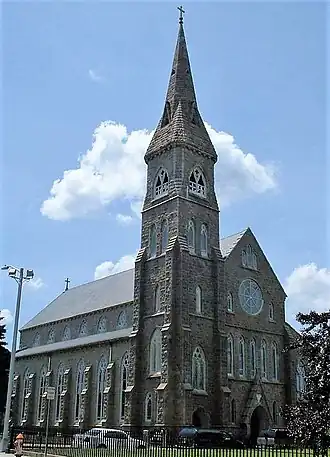 Cathedral of Saint Mary of the Assumption in Fall River in 2003