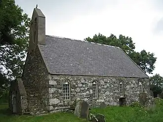 De voormalige parochiekerk van Marown, St Runius