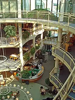 Bibliotheek van de stad, gebouwd in 1984