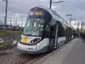 Stadslijner nr 7438 op lijn 8 aan het P+R Wommelgem