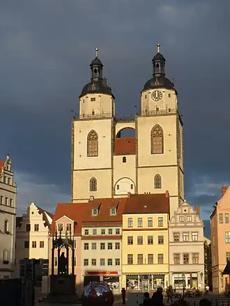 De Stadtkirche van Wittenberg