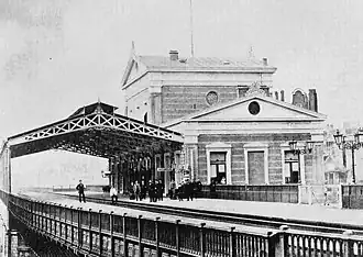 Station Beurs in 1877