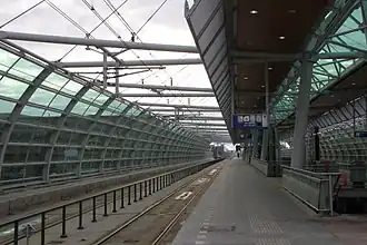 Het vernieuwde station Houten