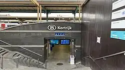 Doorgang onder de sporen