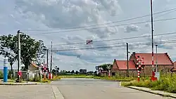 Overweg aan het station