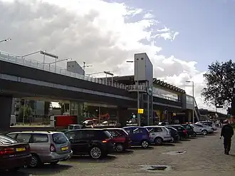 Metrostation Rijnhaven.