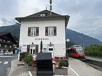 Station Schruns, juli 2022