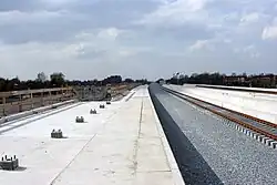 Perron in aanbouw in 2007.