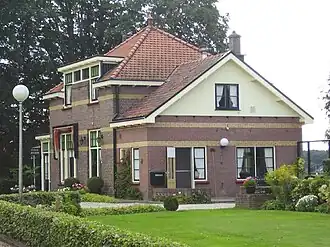 Voormalig stationsgebouw van Station Wesepe (2007)