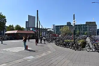 De locatie waar de torens gebouwd zullen worden