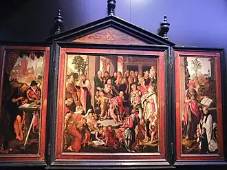 Triptiek: Laat de Kinderen tot mij komen van Jacob en Albert Maeler