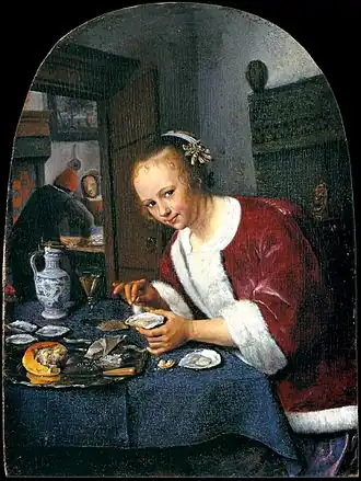 Jan SteenHet oestereetstertjeCa. 1658 - 1660