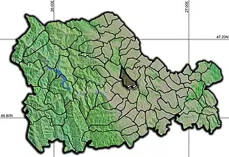 Kaart van Ștefan cel Mare