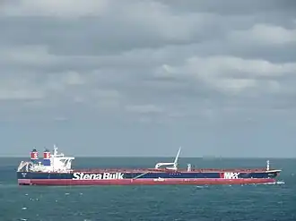 De Stena Victory, een VLCC met twee schroeven, twee roeren en twee gescheiden machinekamers, waardoor een enkele fout niet direct leidt tot een stuurloos schip, zodat de kans op een gronding afneemt