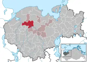 Kaart van Stepenitztal