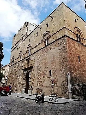 Rectoraat in het Palazzo Chiaramonte-Steri