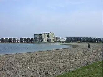 Het strand aan de Milligerplas