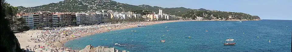 Strand van Lloret de Mar