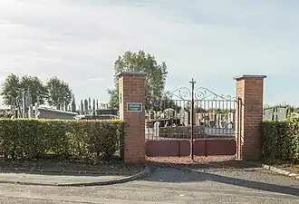 Toegang tot de begraafplaats