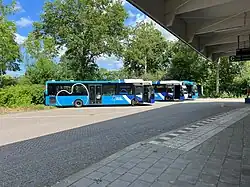 Streekbussen op de buffer, Dokkum