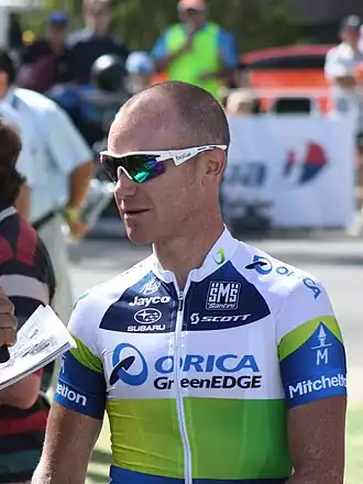 O'Grady in 2013 bij de Tour Down Under.