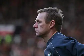Pearce in 2006 als manager van Manchester City