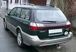 Subaru Legacy Outback stationwagen (1999-2003), achteraanzicht