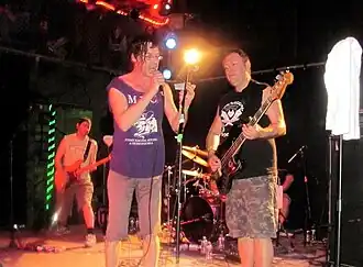 Subhumans live in Chicago in 2011.