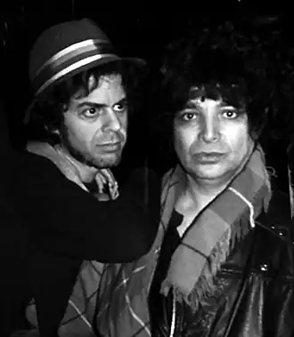 Alan Vega en Martin Rev in 1988
