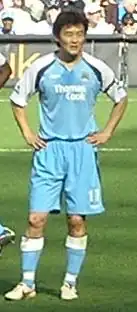 Sun als speler voor Manchester City in april 2007