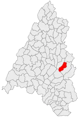 Kaart van Șuncuiuș