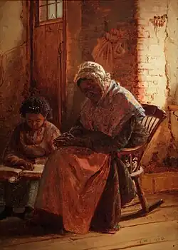 Sunday Morning, olieverf op karton, ca. 1877