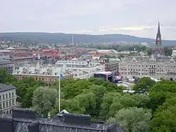 Uitzicht over Sundsvall