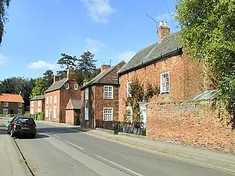 Straat in Sutton Bonington