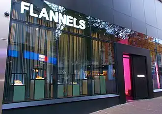 Flannels-filiaal aan Sutton High Street in London