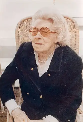 Suzanne Lilar in de jaren 1980