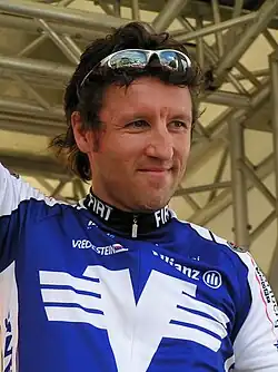 Teutenberg tijdens de  Ronde van Duitsland 2006.