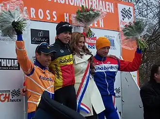 Sven Nys zegeviert in Heerlen in 2006, voor Groenendaal en De Knegt