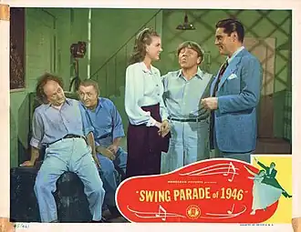 Advertentie voor Swing Parade of 1946