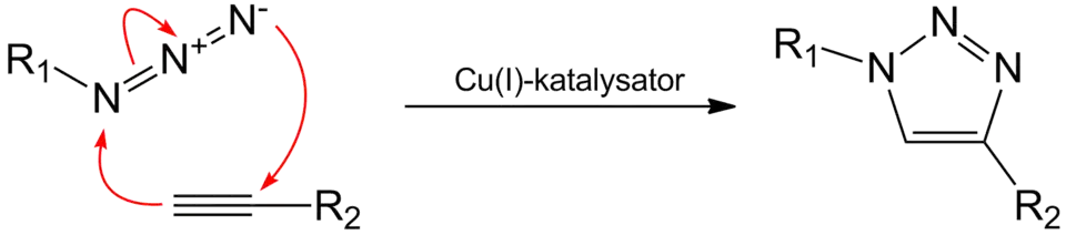 Synthese van gesubstitueerd 1,2,3-triazool.